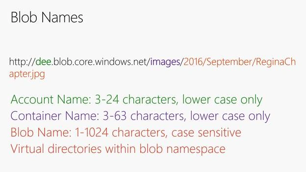 Azure Object (Blob) storage