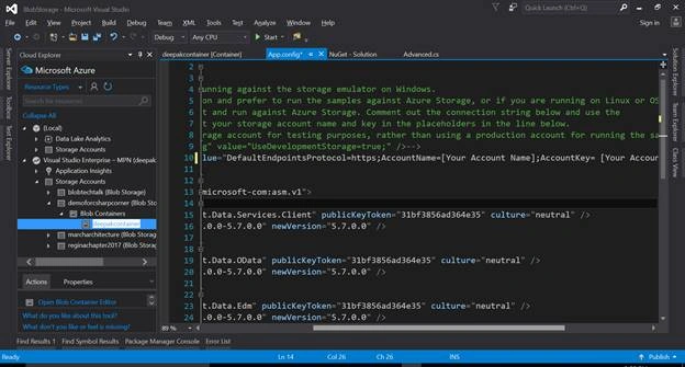 Azure Object (Blob) storage