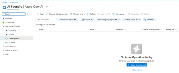  Azure OpenAI