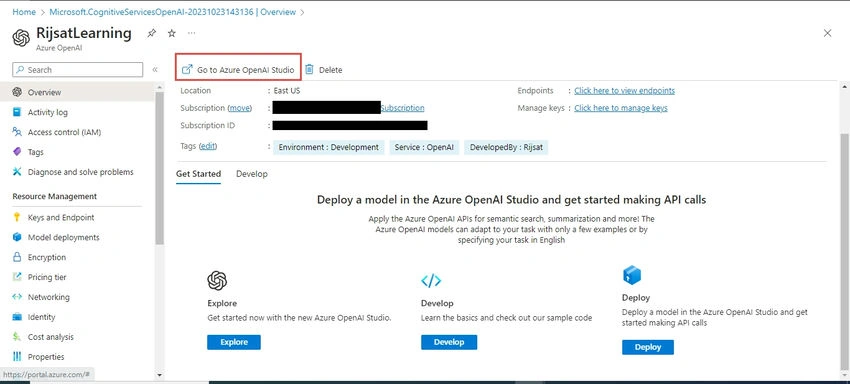OpenAI Studio