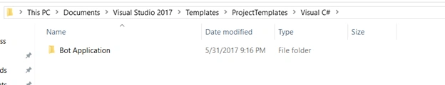 Bot Application template
