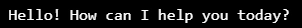 run a model and send a message