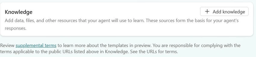 Add Knowledge