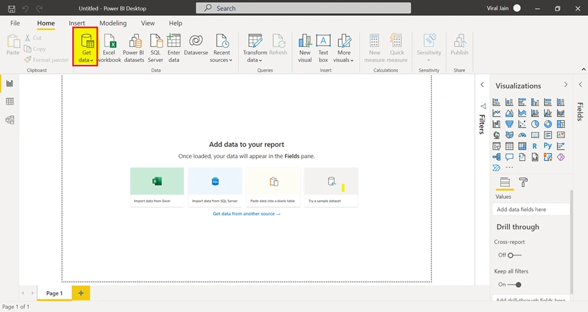 Getting Started with First Microsoft Power BI Report