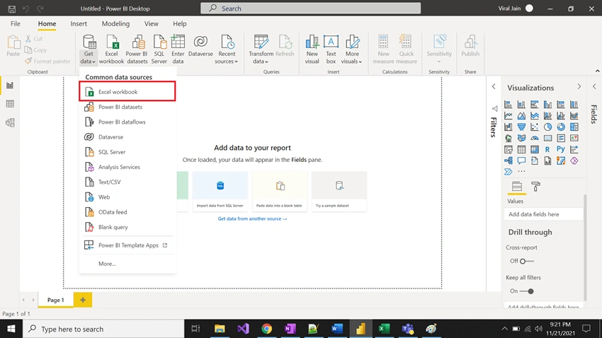 Getting Started with First Microsoft Power BI Report