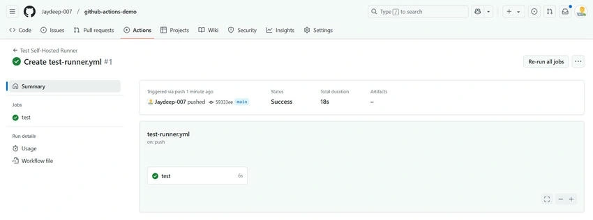 Create test runner
