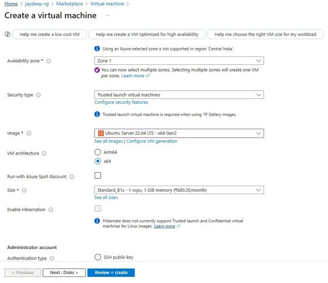 VM Config