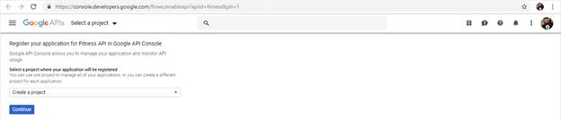 Google Fitness REST API