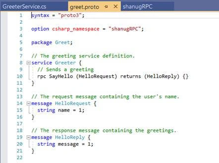 gRPC Client And Server Using ASP.NET Core