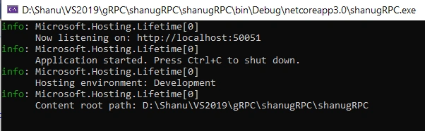 gRPC Client And Server Using ASP.NET Core
