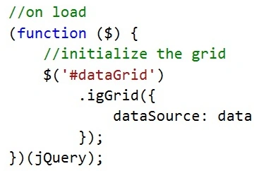 Grid and bind