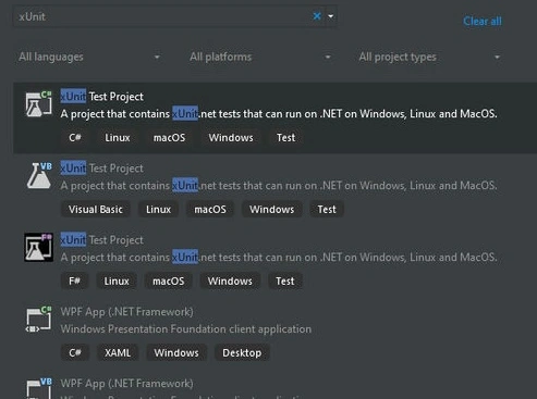 .NET XUnit
