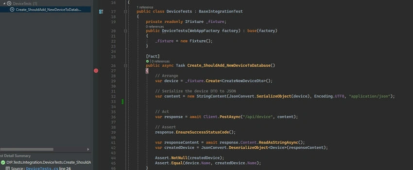 Test Explorer