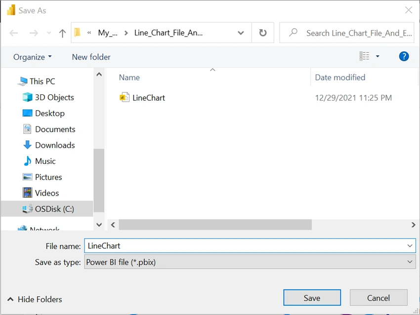 Getting Started with Line Chart Report