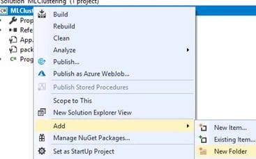 Machine Learning .NET For Clustering Model