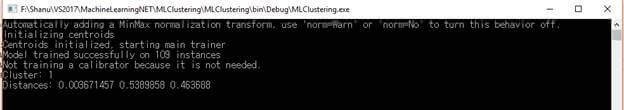 Machine Learning .NET For Clustering Model