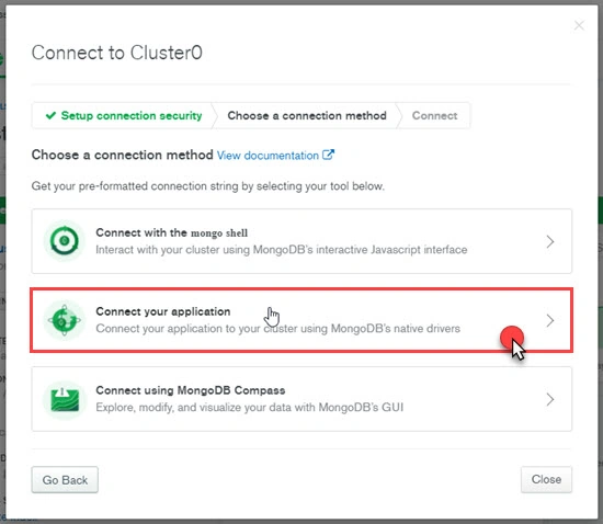 Connect your application