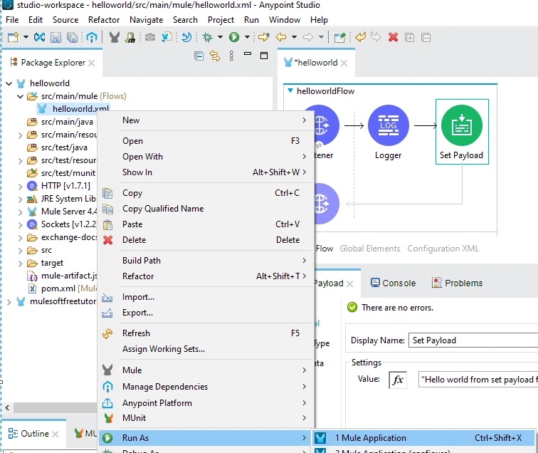 Getting Started MuleSoft