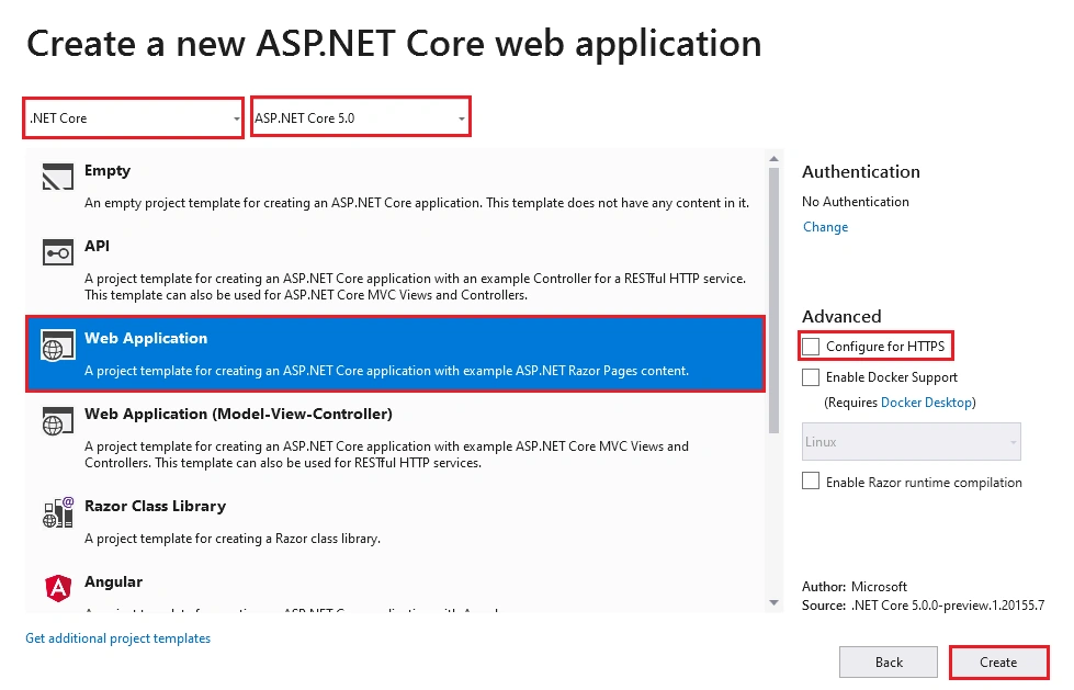  .NET 5.0