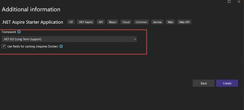 Additional information in project