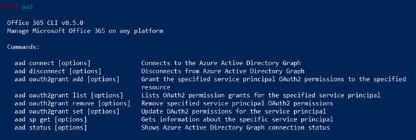 Office 365 CLI