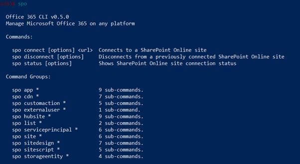 Office 365 CLI