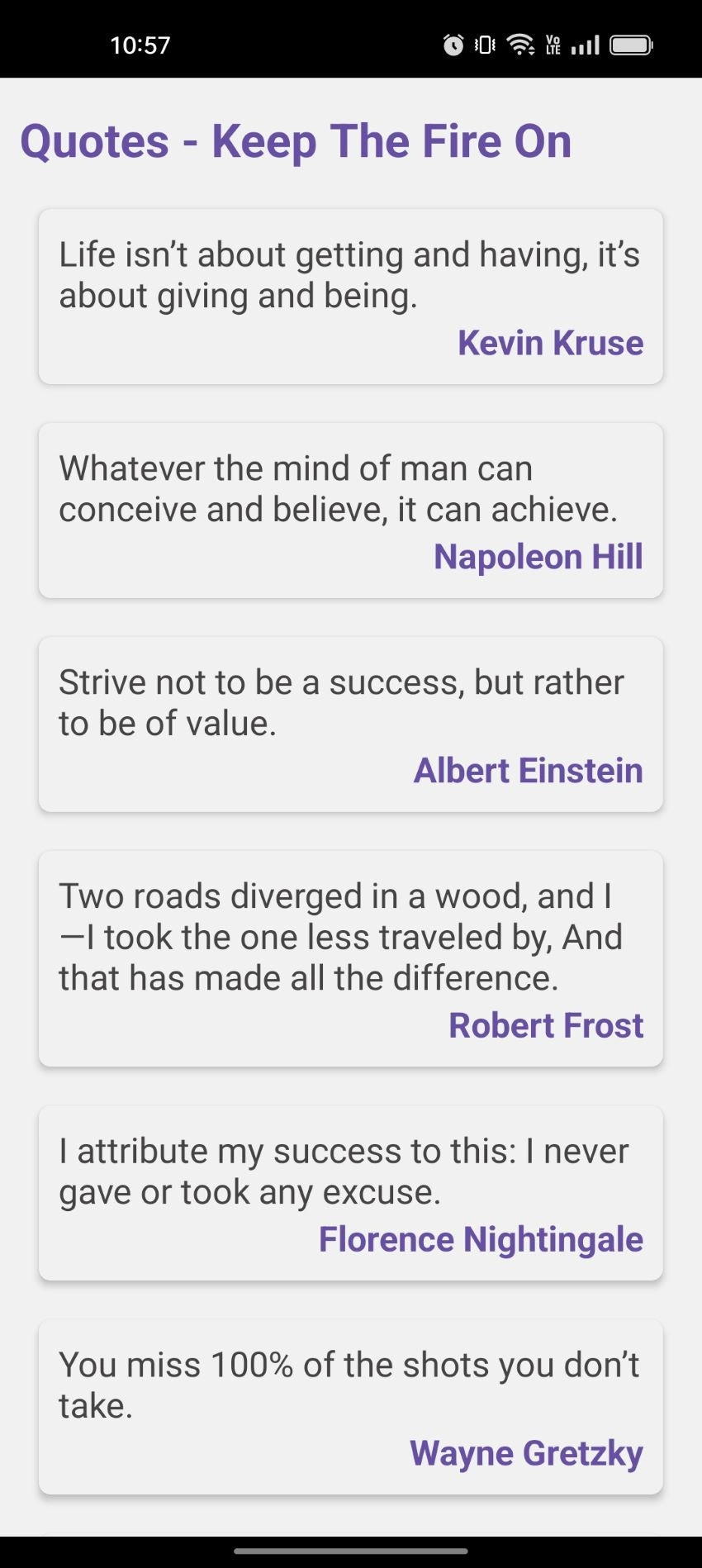 Quote app