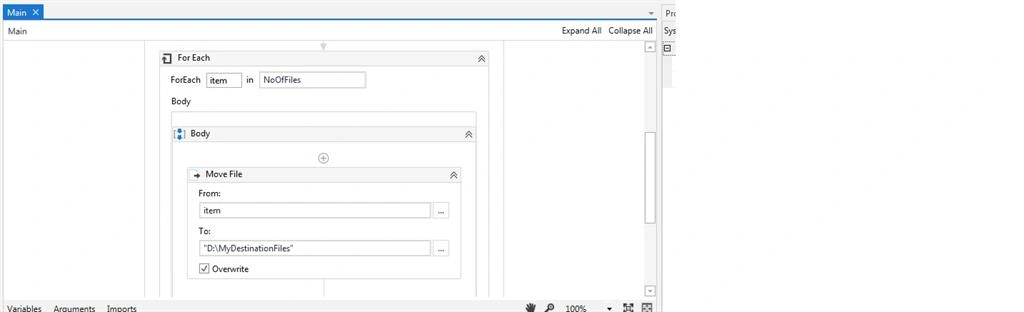 move file activity