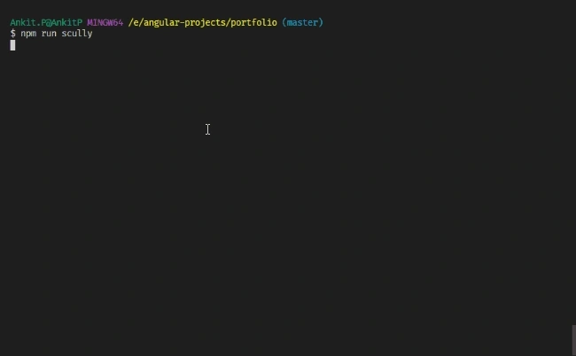 Scully Build Parameterized Route 