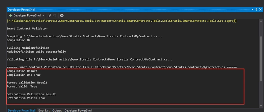 Getting Started with Smart Contract in C# Using Stratis Blockchain