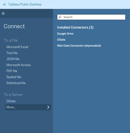 Tableau Public Desktop