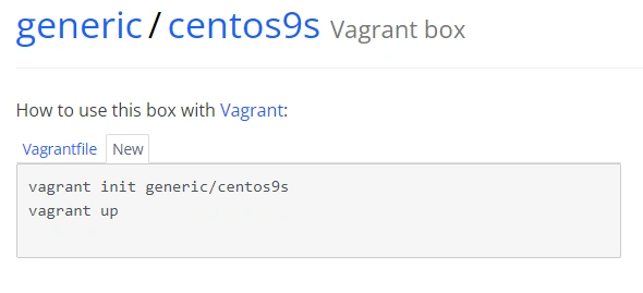 Generic/centos9s