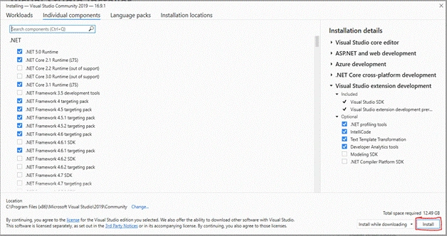 Getting Started With Visual Studio 2019 Community Edition For ASP.NET Core 5.0