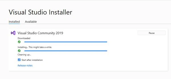 Getting Started With Visual Studio 2019 Community Edition For ASP.NET Core 5.0