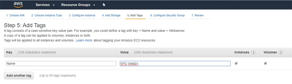 Setting up VPC in AWS
