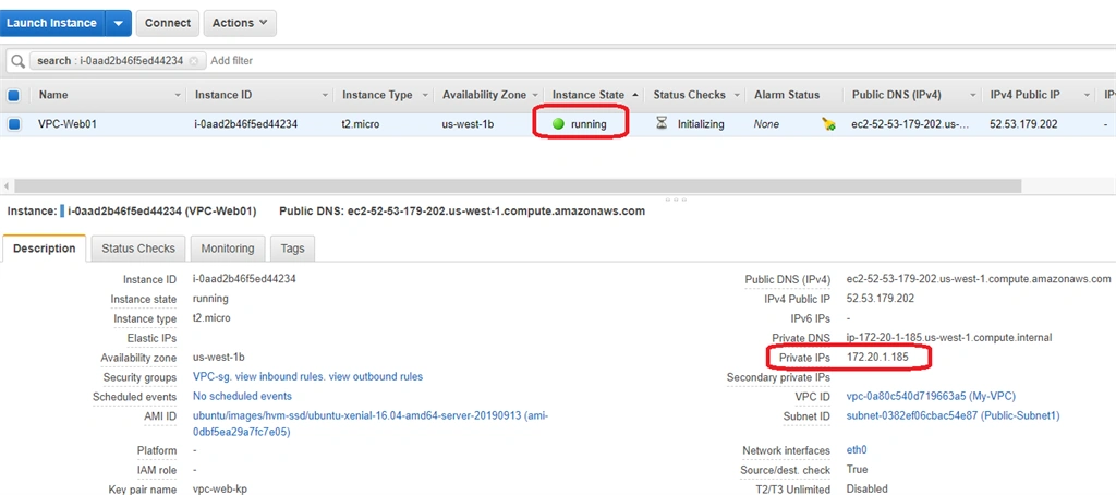 Setting up VPC in AWS