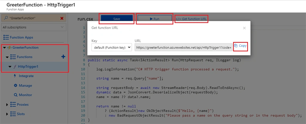 Getting Started With Windows Azure Function App