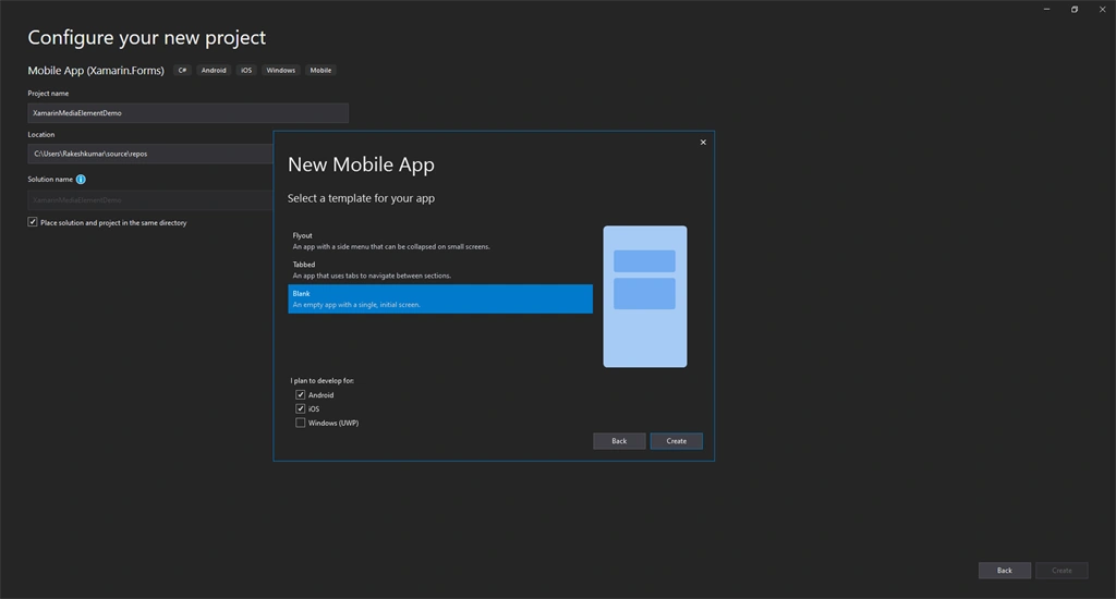 Getting Started With Xamarin Forms Media Element
