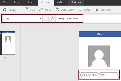 User full name