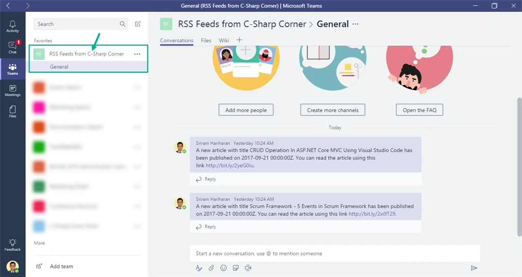 Microsoft Teams Channel