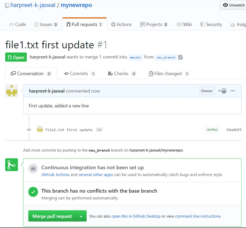 Git And GitHub For Beginners