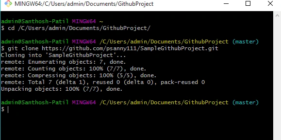 Git And Github Version Control (Local And Remote Repository)