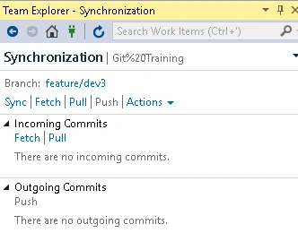 Git Operations With Visual Studio