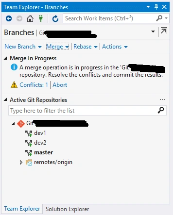 Git Operations With Visual Studio