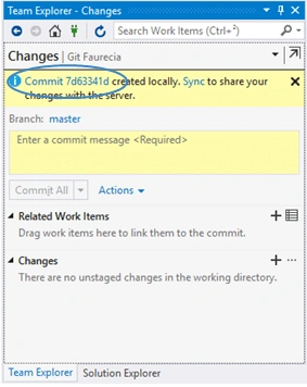 Git Basic Operations With Visual Studio