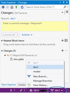 Git Basic Operations With Visual Studio