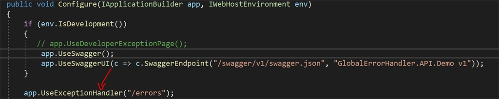 Global Error Handling In ASP.NET Core 5