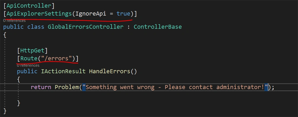 Global Error Handling In ASP.NET Core 5