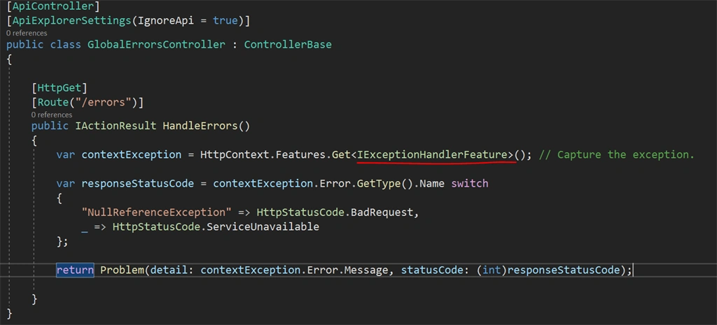 Global Error Handling In ASP.NET Core 5