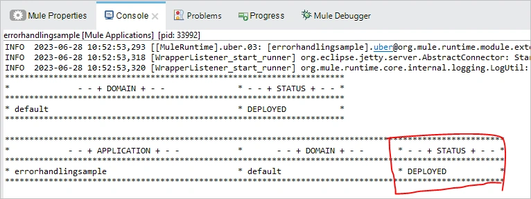 Error Handling in Mule